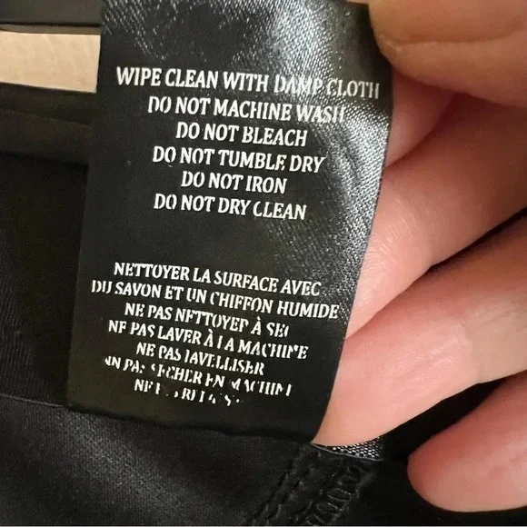 Blank NYC Faux Leather Pull On Black Leggings Size 26 - Picture 9 of 9